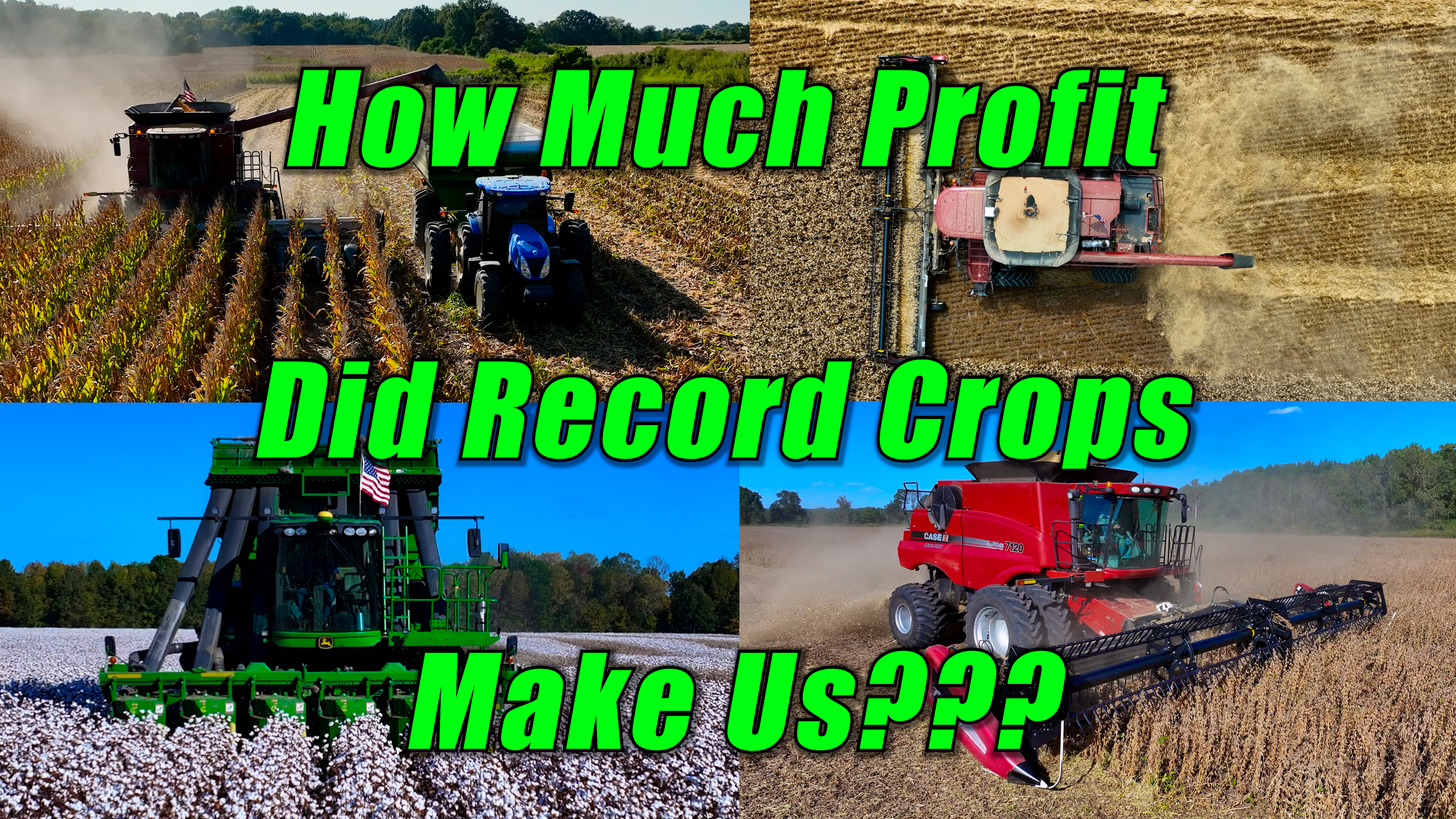 How Much Money Did Record 2023 Crops Make Us??? | Griggs Farms