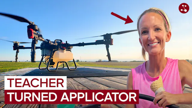 Teacher Turned Spray Drone Applicator...