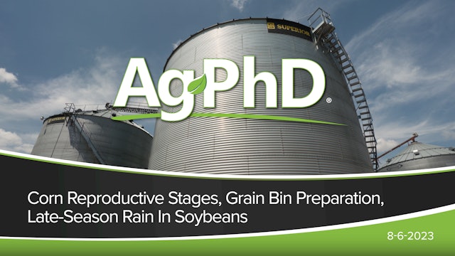Corn Reproductive Stages, Grain Bin Preparation, Late-Season Rain In Soybeans