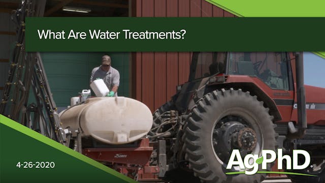 What Are Water Treatments? | Ag PhD