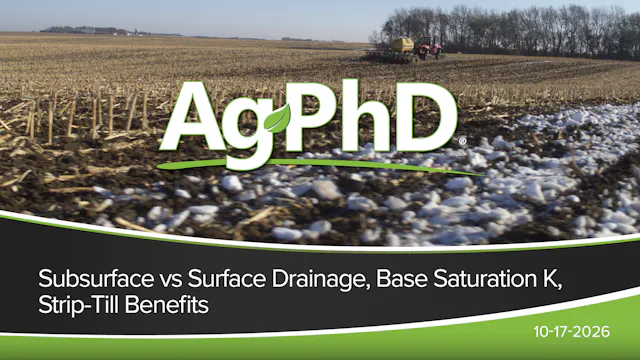 Subsurface vs Surface Drainage, Base ...
