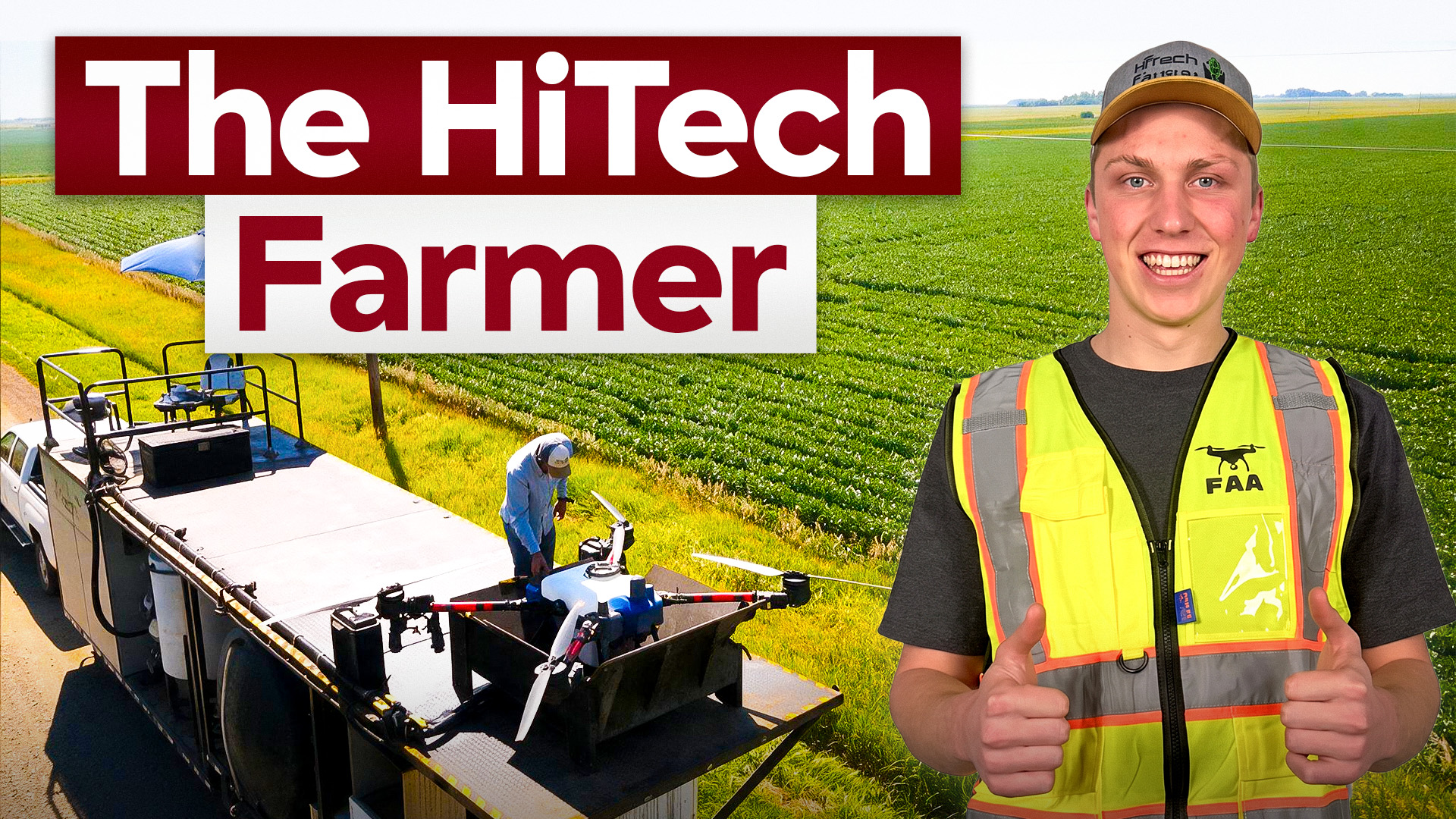 Spray Drones with The HiTech Farmer | Spray Drone Network