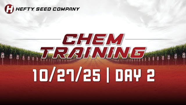 10/27/25 - Chem Training Day 2