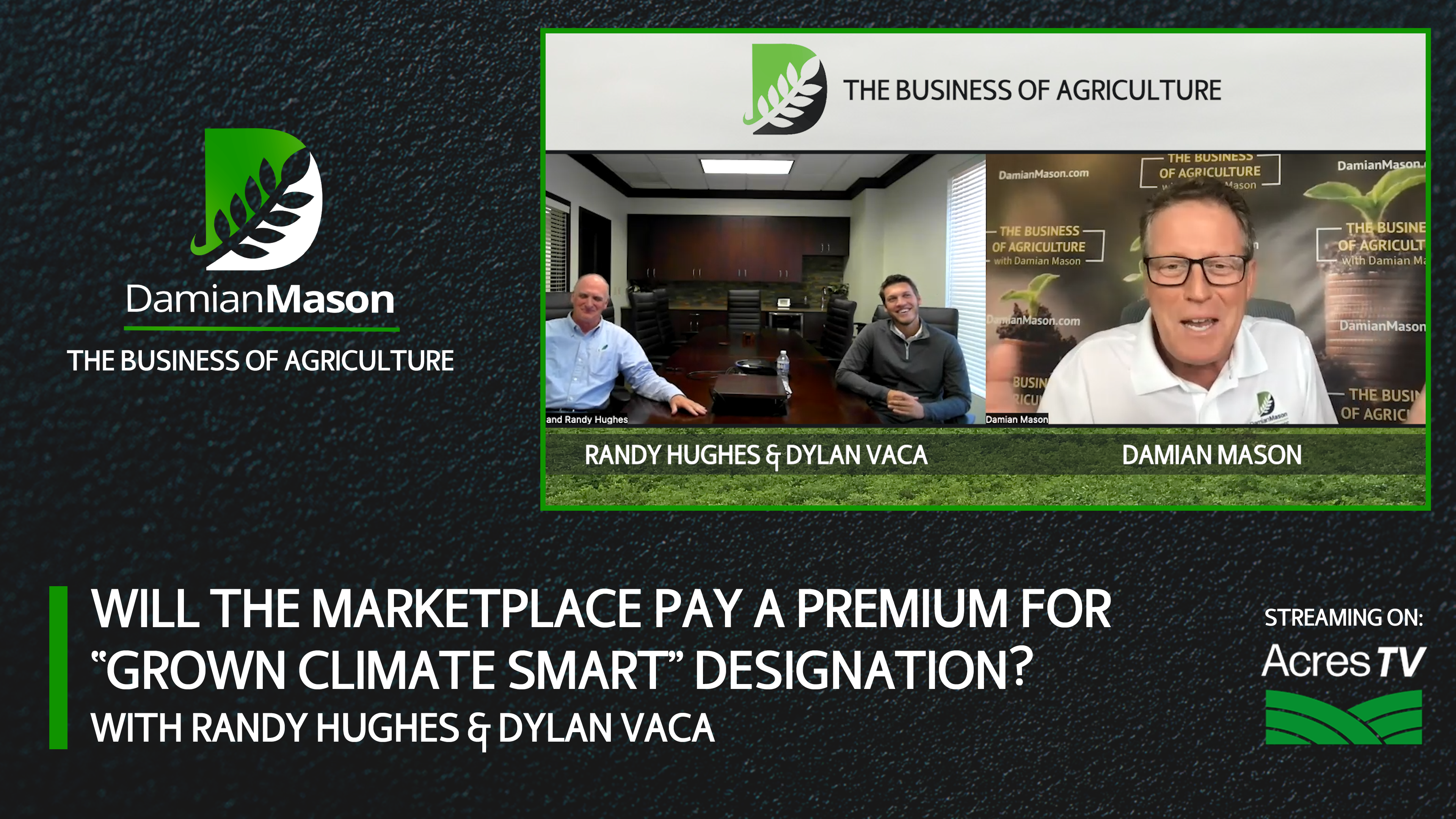 Will the Marketplace Pay a Premium for “Grown Climate Smart” Designation?