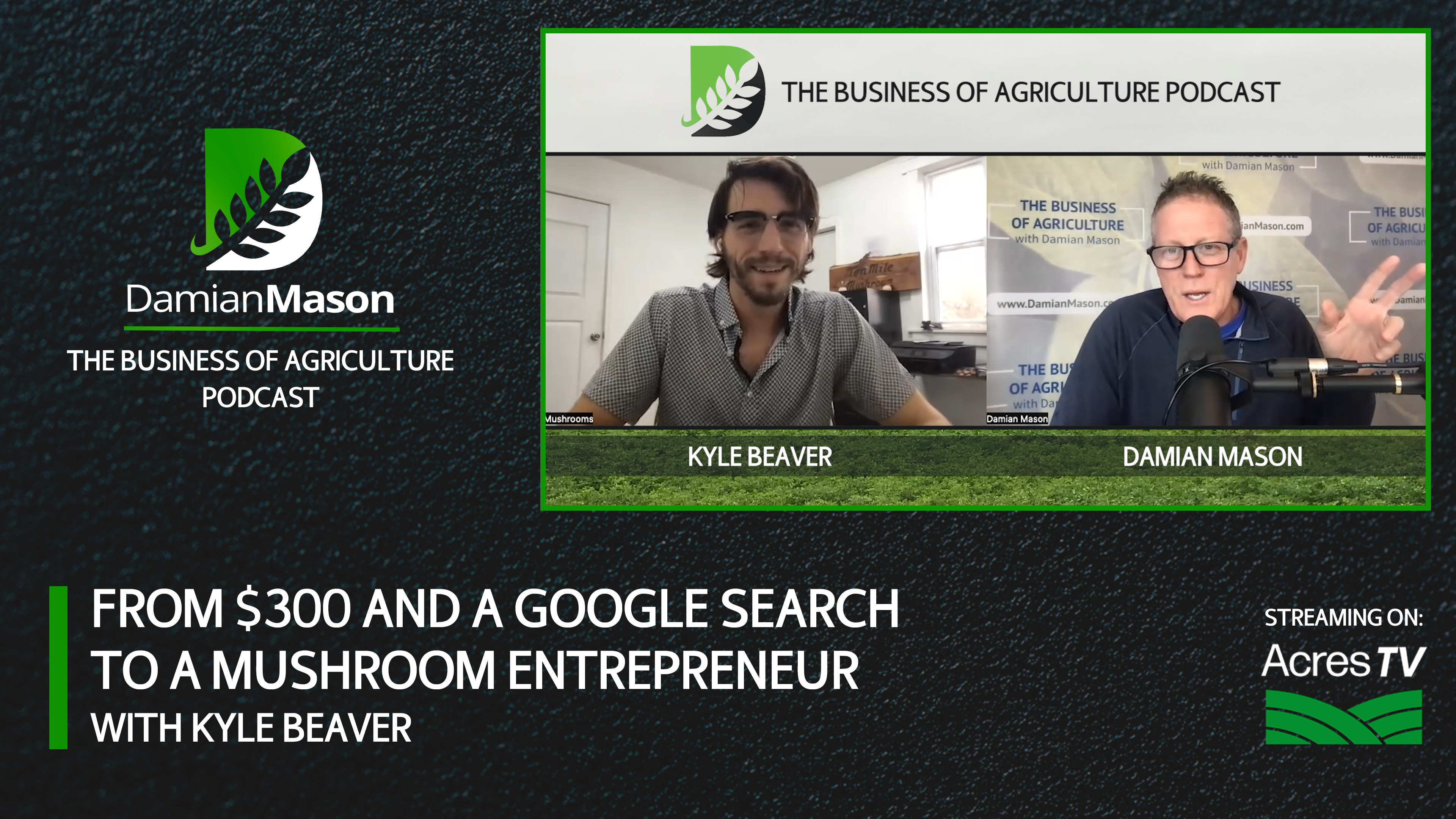 From $300 and A Google Search to a Mushroom Entrepreneur | Damian Mason