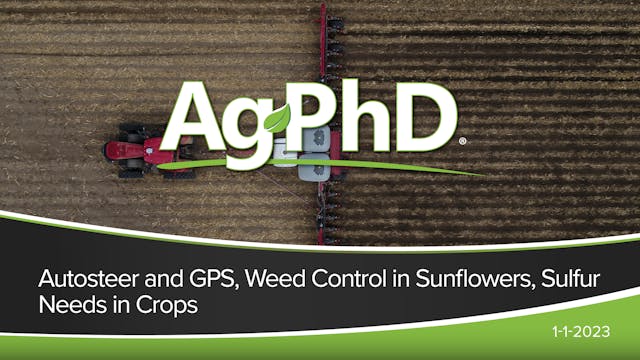 Autosteer and GPS, Sunflower Weed Con...