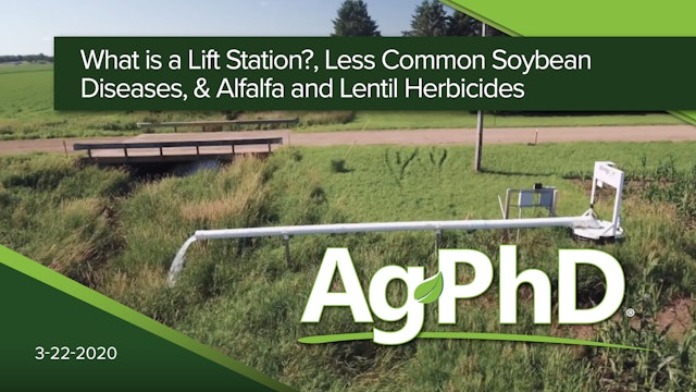 What are Lift Stations? Uncommon Soybean Disease, Alfalfa and Lentil Herbicides