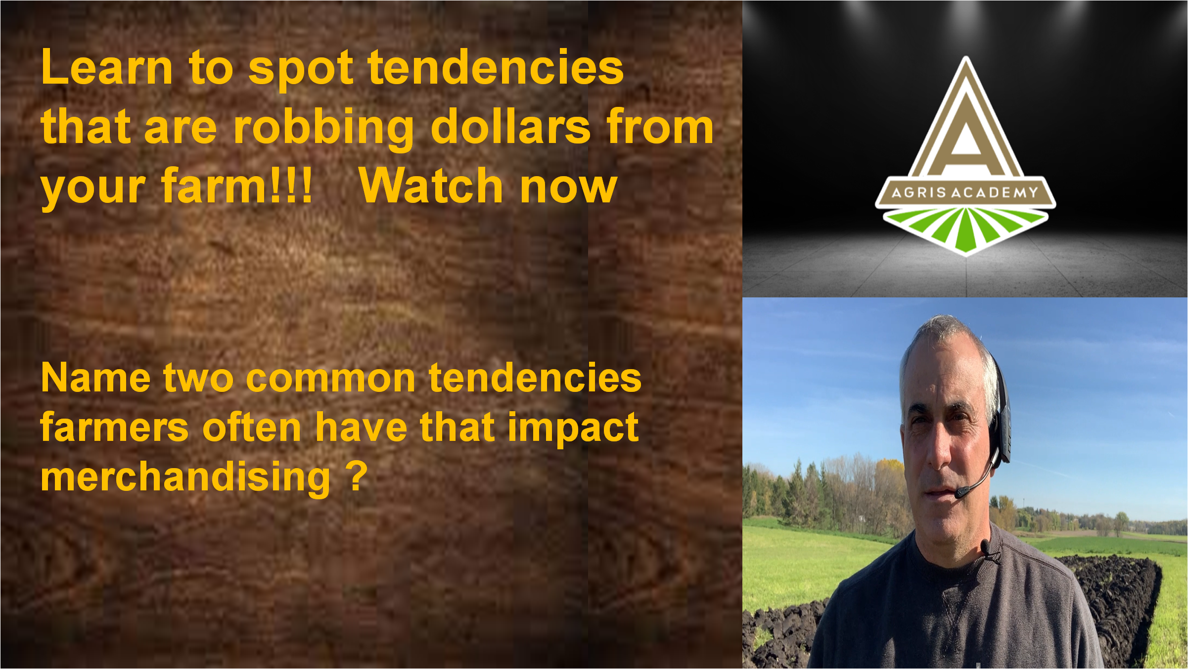 Tendencies | AgrisAcademy