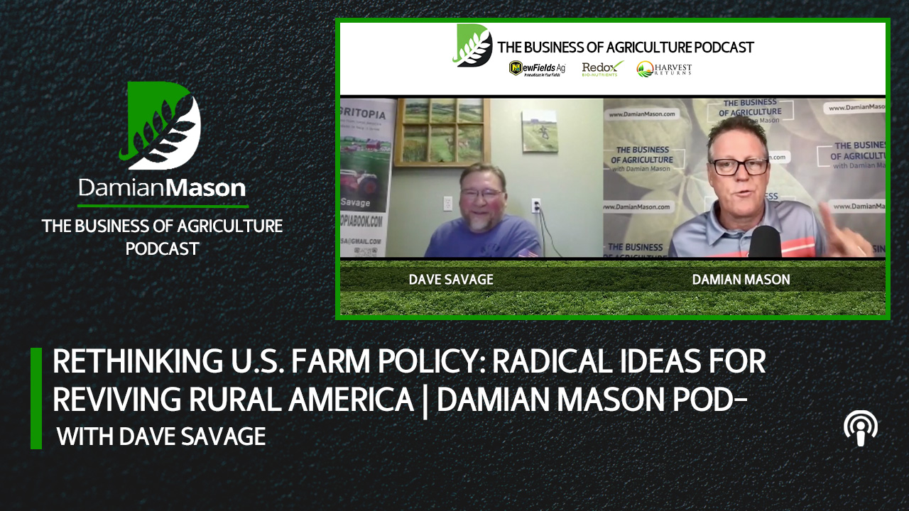 Rethinking U.S. Farm Policy: Ideas for Reviving Rural America | Damian Mason