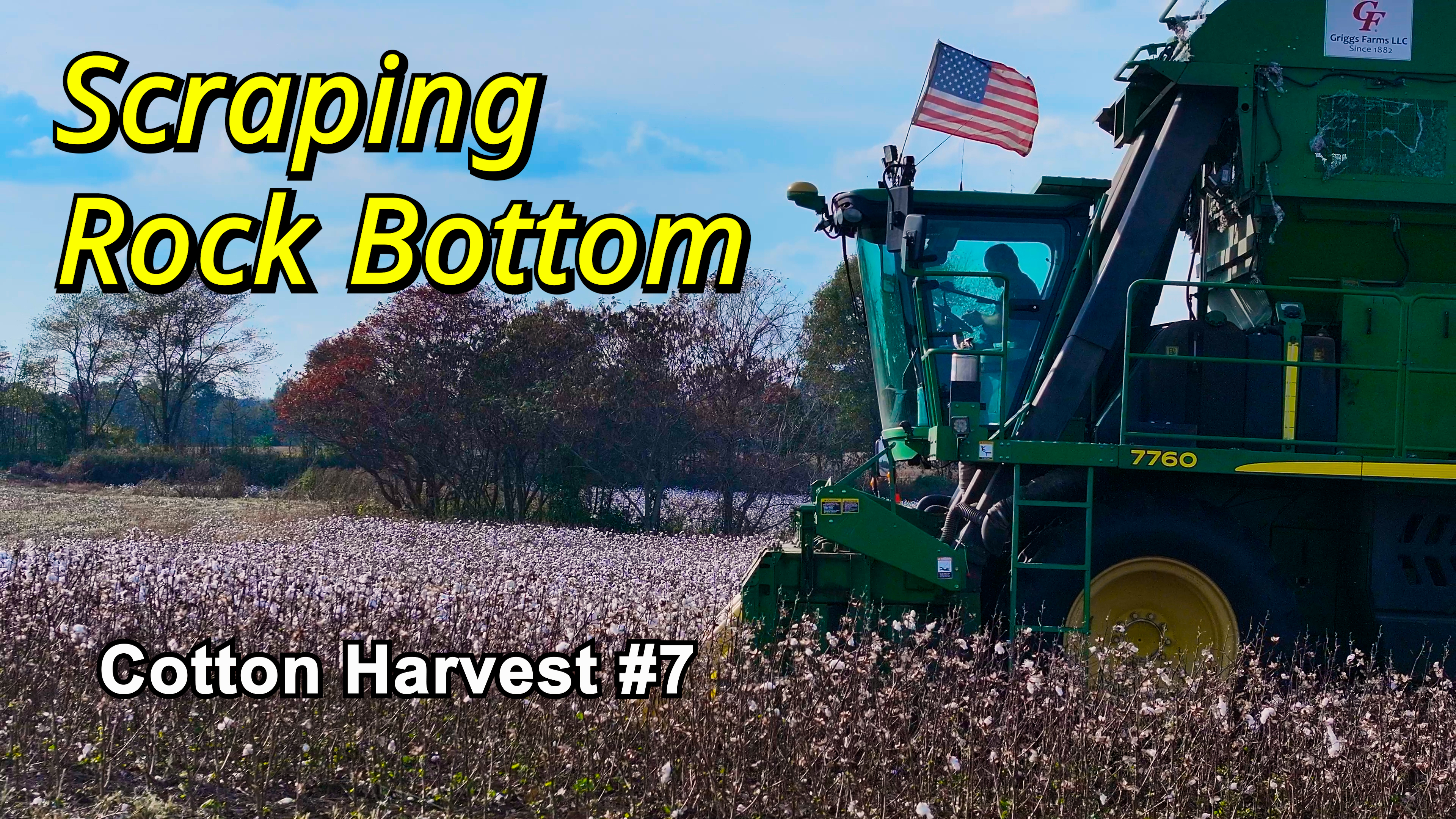 Scraping Rock Bottom | Cotton Harvest | Griggs Farms