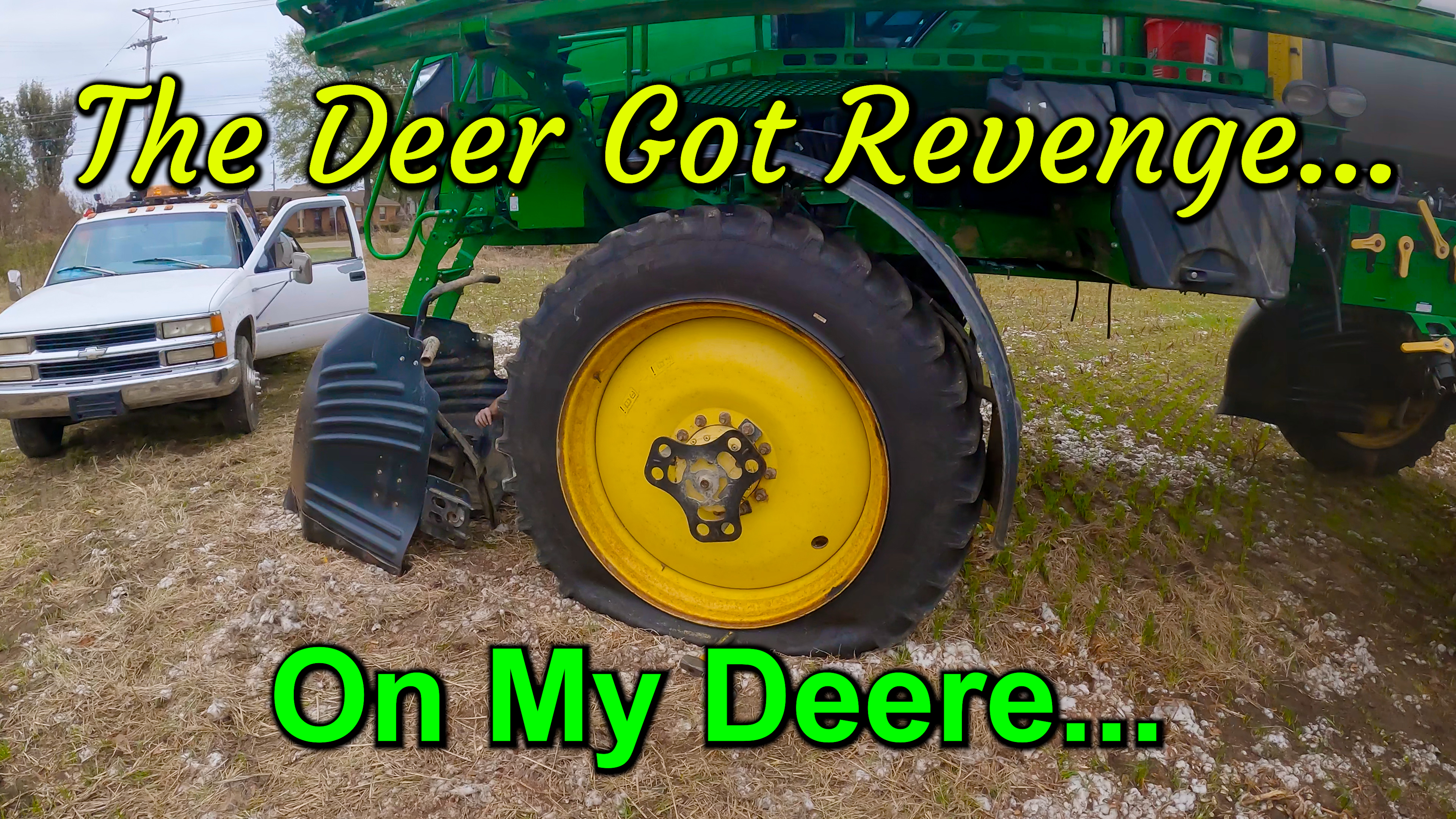 The Deer Got Revenge On My Deere! | Wheat Planting | Griggs Farms