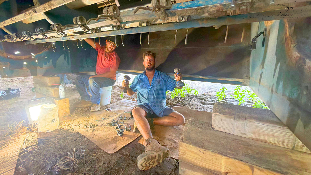Trapped Inside A Peanut Picker | Field Rows
