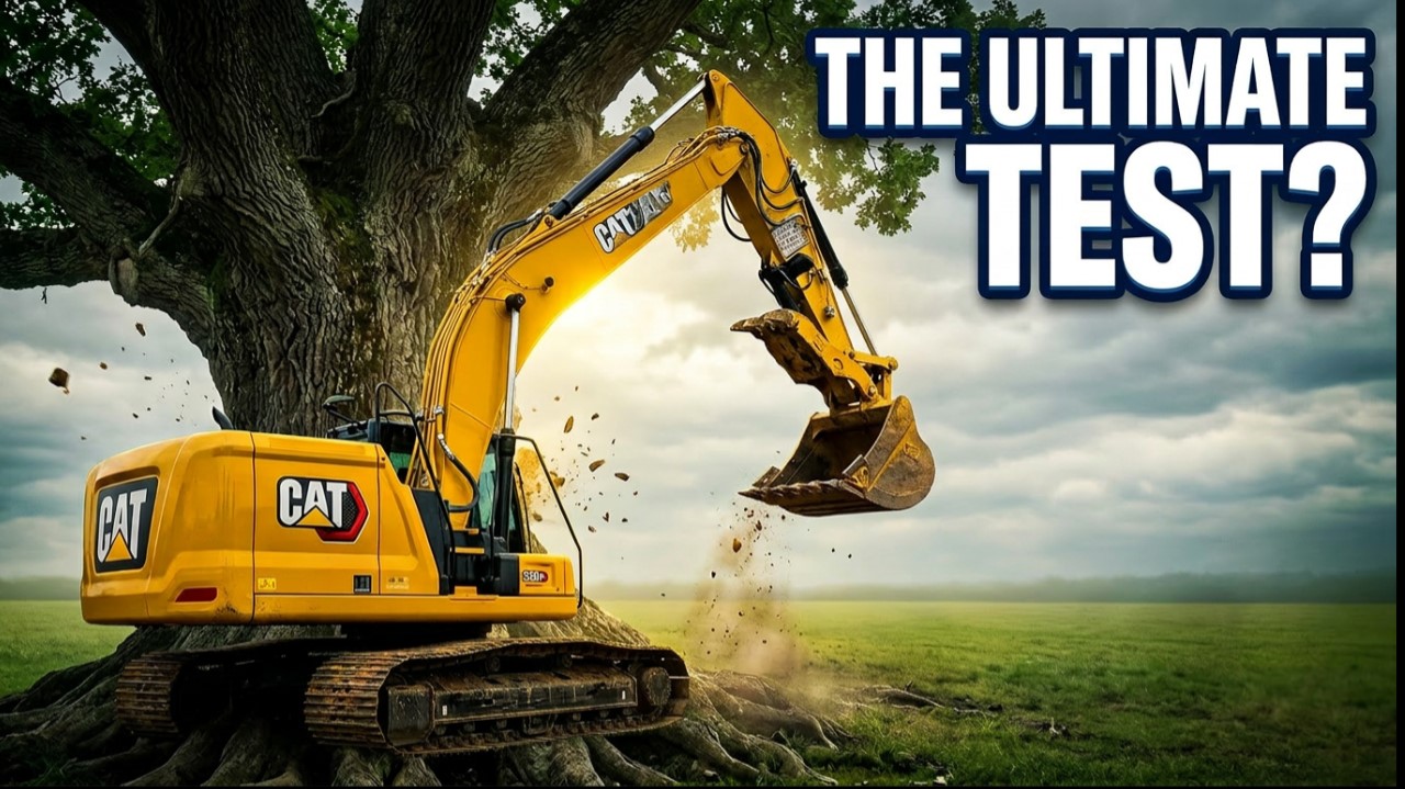 Excavator Vs 140-Year-Old Oak Tree | Griggs Farms