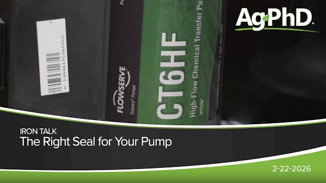 The Right Seal for Your Pump | Ag PhD