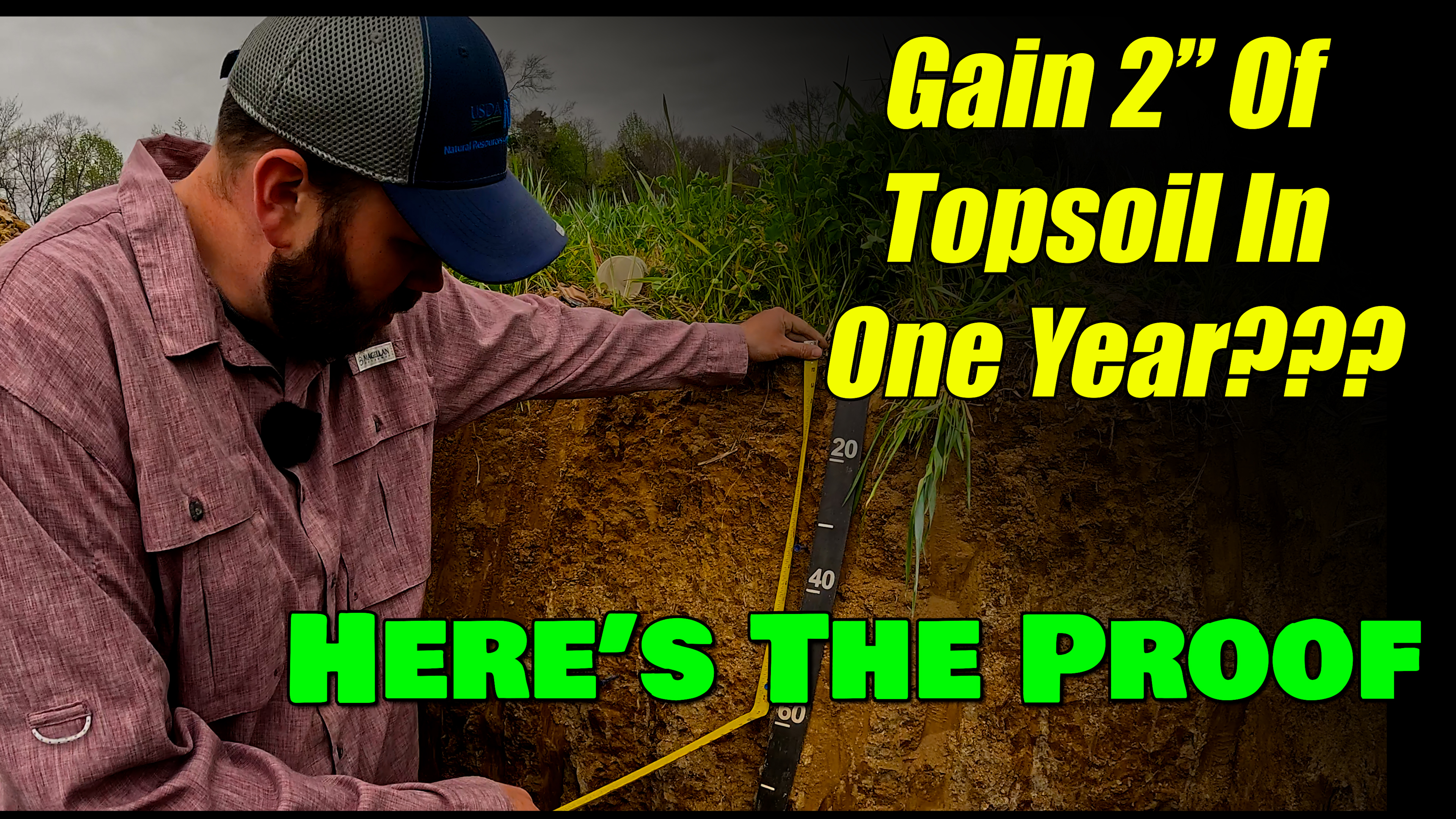 Two More Inches Topsoil In One Year???  Here's The Data | Griggs Farms