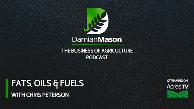 Fats, Oils & Fuels | Damian Mason