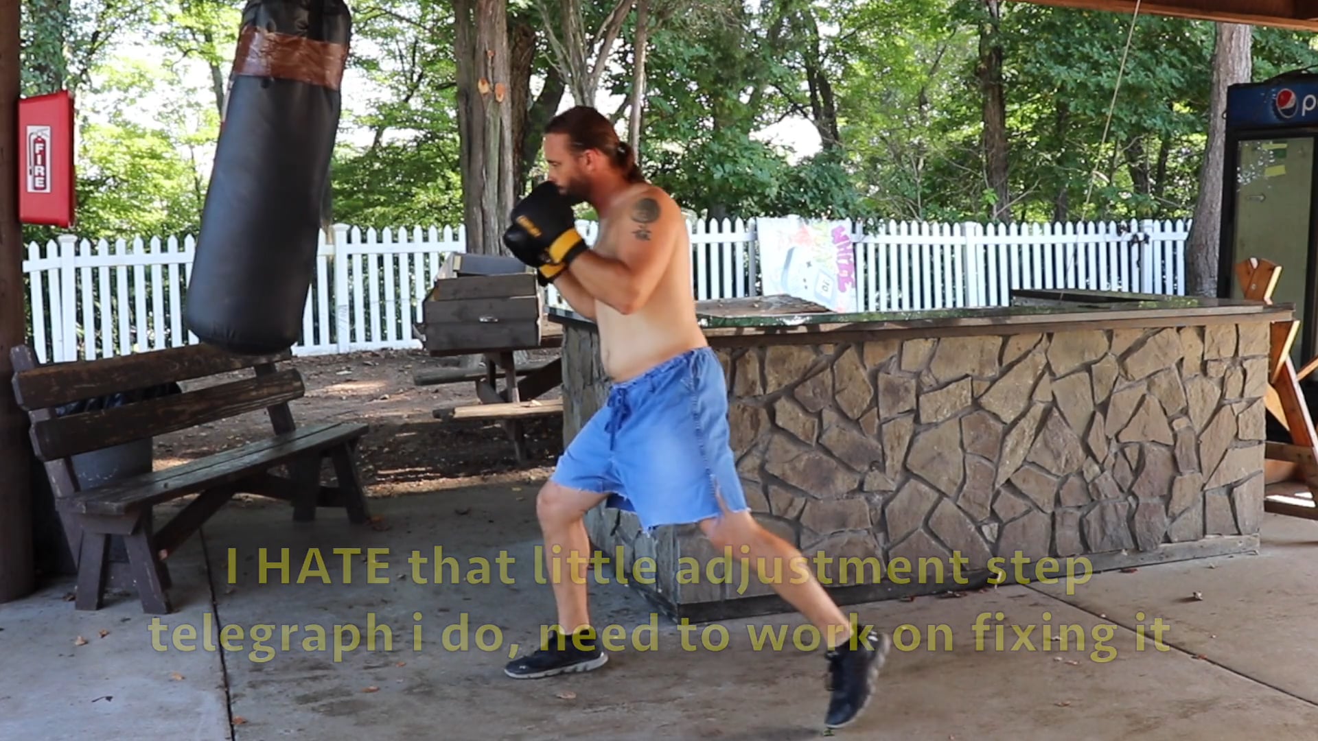 Online Class (Punching Bag with Step & Slide)