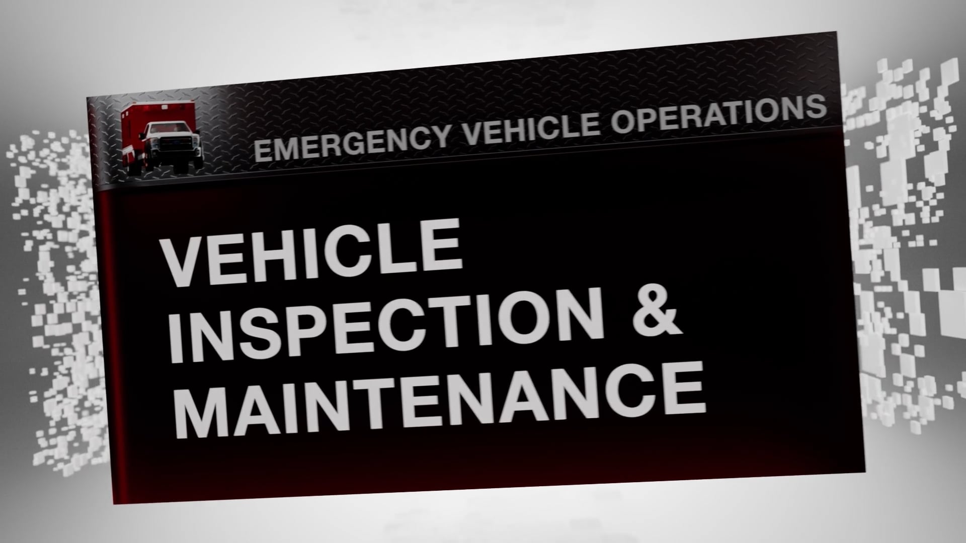 EVO004 Vehicle Inspection & Maintenance
