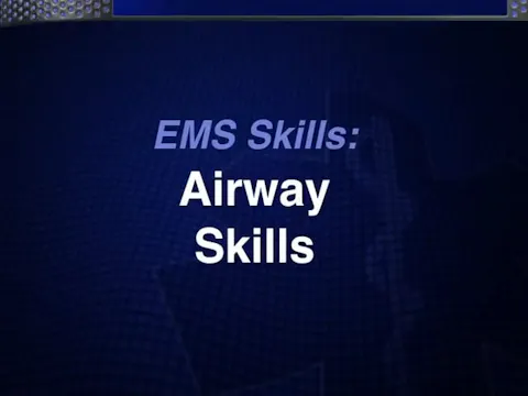 BLS003 Airway Skills
