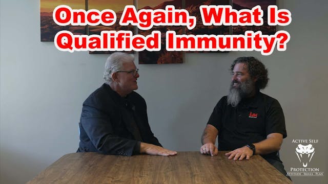 Once Again, What Is Qualified Immunit...