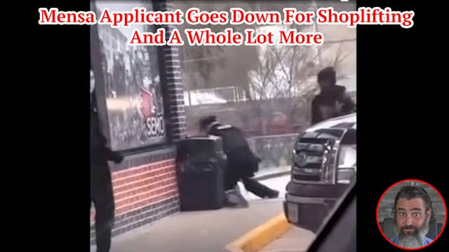Mensa Applicant Goes Down For Shoplif...