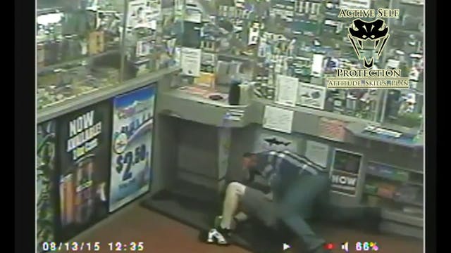 Caught on Camera  Man Loses Gun in Fi...