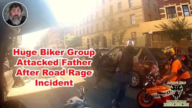 Father And Bikers Get Into HUGE Road ...
