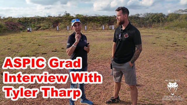 ASPIC Grad Interview With Tyler Tharp 