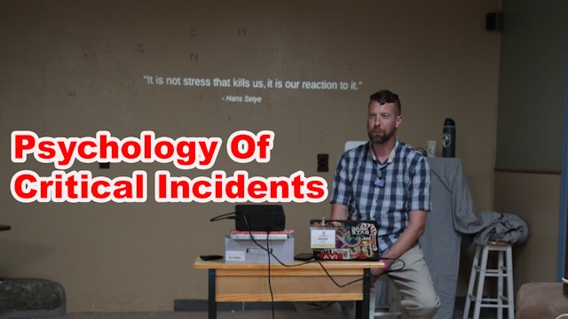 Ross Hick:Psychology Of Critical Incidents