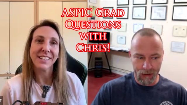 ASPIC Graduate Interview with Chris B...