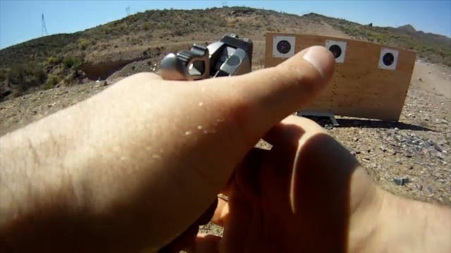 Thumbs Forward Grip For Pistols