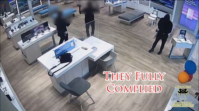 Wild Cellphone Store Robbery 