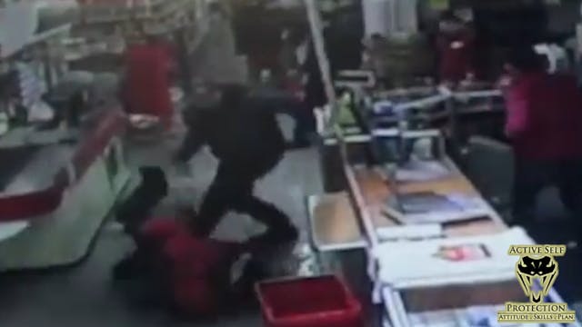 Shopper Defends Against Armed Robber