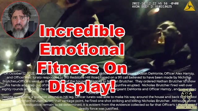 Hero Officer Stays In the Fight After...