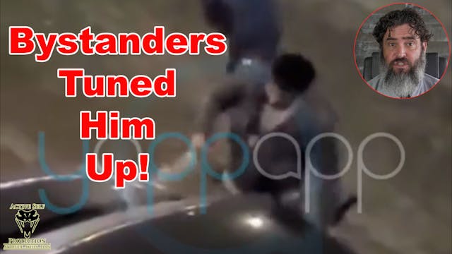 Brave Bystanders Beat Up Knife-Wieldi...