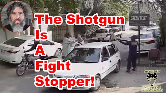 Brave Security Guard Shotgun Stops Ar...