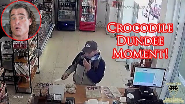 Knife Wielding Robber Not Ready For P...