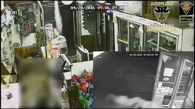 Armed Robbers Flee From Armed Clerk