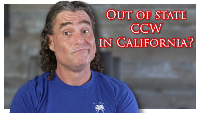 I Applied For A CALIFORNIA CCW