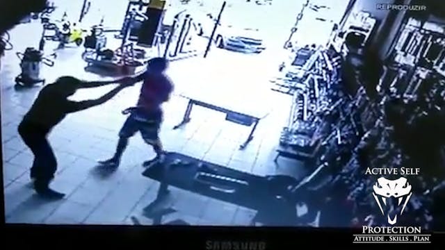 Victim Disarms Armed Robber