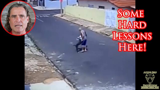 Elderly Man Fights Hard Against Aggre...