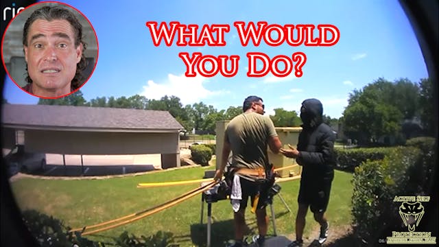 Defender's BJJ Training Gives Him Cal...