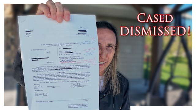 Good News! CASE DISMISSED
