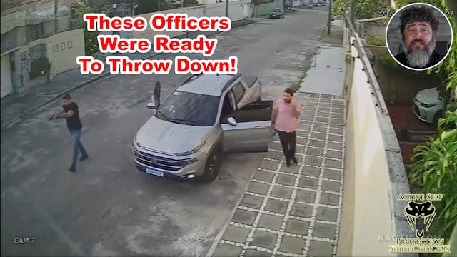 Perps Try To Rob Car Filled With Off ...