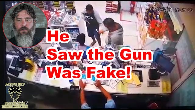 Heroic Clerk Takes Matters into His O...