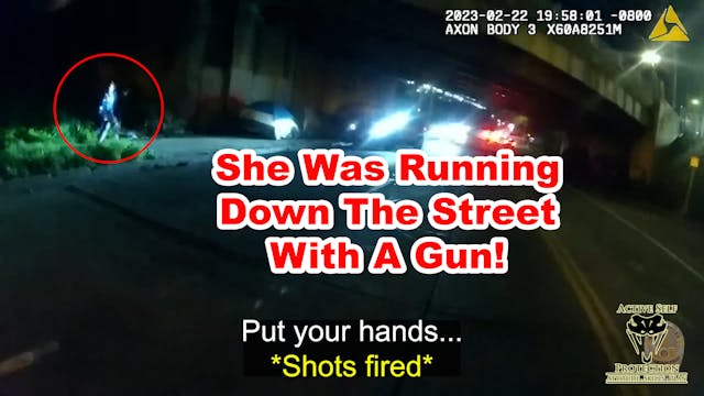 Woman Goes Running Around The Streets...