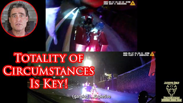 Motorcyclist Who Takes Officer's TASE...