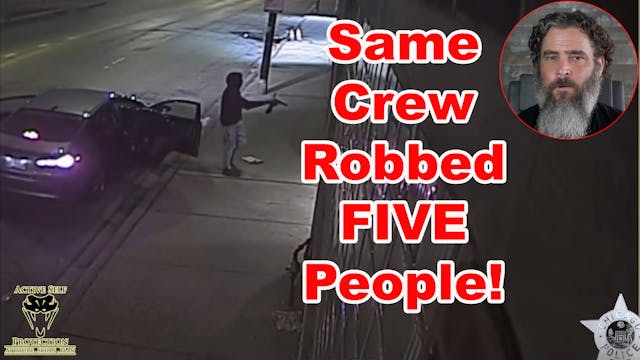 Worker Runs Into Armed Robbers On A R...