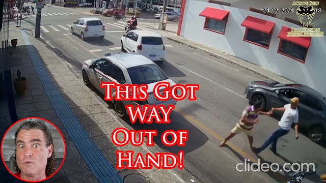Really Dumb Road Rage Ends With Charg...