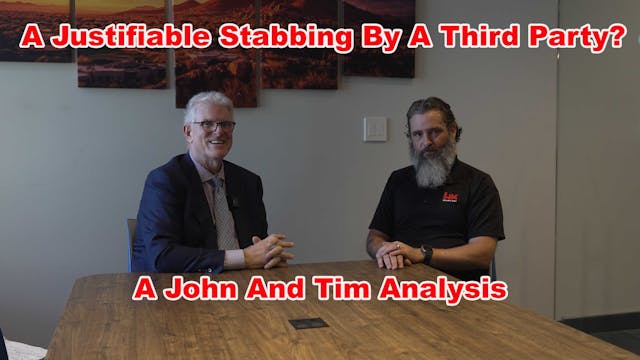 Justifiable Stabbing By Third Party?:...